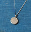 Minimal Silver Coin Necklace