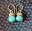 Green Lantern Chrysoprase Earrings